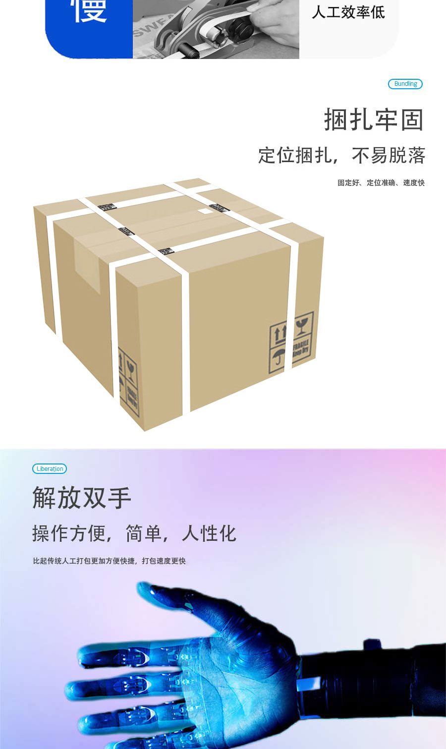 無人化低臺(tái)打包機(jī)